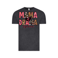 Vintage Black mama of drama girl mom Vintage Tee - Zillion Design Studio