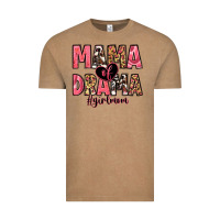 Vintage Coffee mama of drama girl mom Vintage Tee - Zillion Design Studio