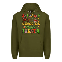 Army Green salsasip sway cinco de mayo fiesta Premium Hoodie - LillyAllenDesigns