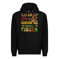 Black salsasip sway cinco de mayo fiesta Premium Hoodie - LillyAllenDesigns