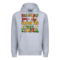 Heather Grey salsasip sway cinco de mayo fiesta Premium Hoodie - LillyAllenDesigns