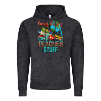 Vintage Black busy doing cool teacher stuff Vintage Hoodie - texasbilliewilder