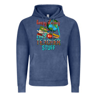 Vintage Denim busy doing cool teacher stuff Vintage Hoodie - texasbilliewilder