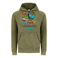 Vintage Olive busy doing cool teacher stuff Vintage Hoodie - texasbilliewilder
