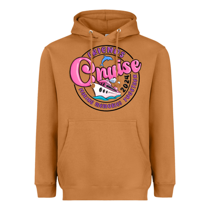 Friends 2024 Cruise Heavyweight Hoodie by MaliasSmallBusiness | Teevron