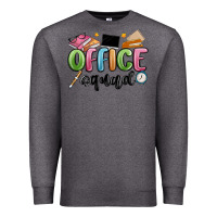 Charcoal Heather office squad Premium Sweatshirt - MaliasSmallBusiness
