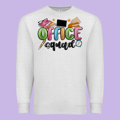 Office Squad Premium Sweatshirt Designed By Maliassmallbusiness