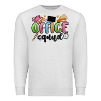 Oatmeal Heather office squad Premium Sweatshirt - MaliasSmallBusiness