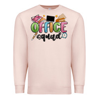 Pale Pink office squad Premium Sweatshirt - MaliasSmallBusiness