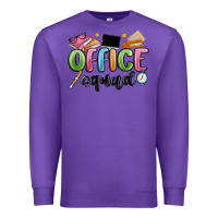 Purple office squad Premium Sweatshirt - MaliasSmallBusiness