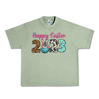 Oil Green Happy Easter 2023 Easter Day Urban Heavy Tee - Neo Western