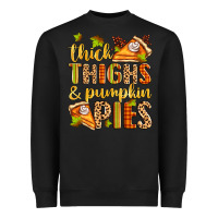 Black thick thighs and pumpkin pies Heavyweight Sweatshirt - Zillion Design Studio