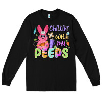 Black chillin' with my peeps Long Sleeve Tee - Artiststas