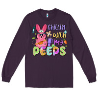 Plum chillin' with my peeps Long Sleeve Tee - Artiststas
