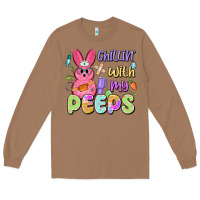 Toasted Coconut chillin' with my peeps Long Sleeve Tee - Artiststas