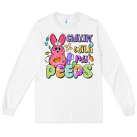 White chillin' with my peeps Long Sleeve Tee - Artiststas