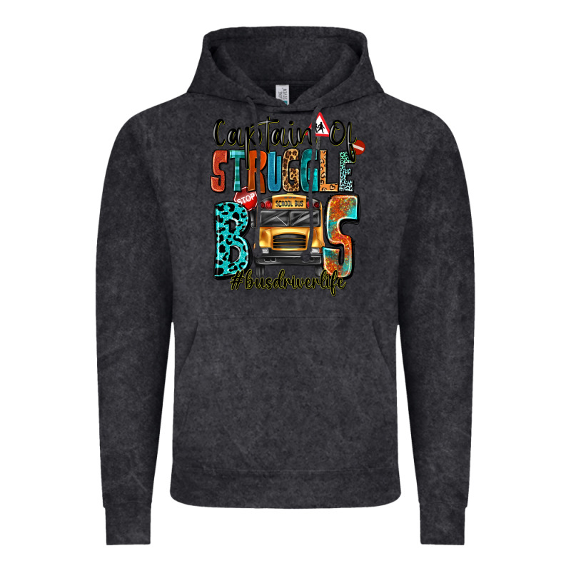 Captain Of Struggle Bus Busdriver Life Vintage Hoodie by texasbilliewilder | Teevron