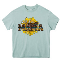 Arona girls mama sunflower Heavy Core Tee - RacoonDesign