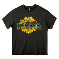 Asphalt girls mama sunflower Heavy Core Tee - RacoonDesign