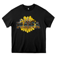 Black girls mama sunflower Heavy Core Tee - RacoonDesign