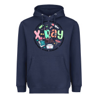 Navy x ray tech Heavyweight Hoodie - MaliasSmallBusiness