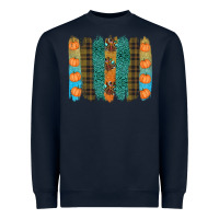 Navy thanksgiving brushstrokes Heavyweight Sweatshirt - RanaPortraitStore