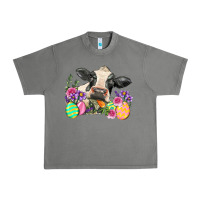 Tornado Happy Easter Cow Easter Day Urban Heavy Tee - Neo Western