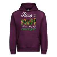 Mauve Wine Being A Mom Makes My Life Complete For dark Urban Hoodie - Bettercallsaul