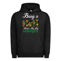 Pigment Black Being A Mom Makes My Life Complete For dark Urban Hoodie - Bettercallsaul