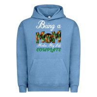 Pigment Pebble Blue Being A Mom Makes My Life Complete For dark Urban Hoodie - Bettercallsaul