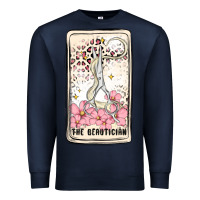 Navy hair stylist Premium Sweatshirt - MaliasSmallBusiness