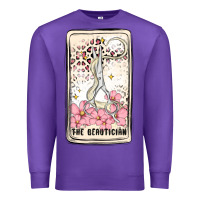 Purple hair stylist Premium Sweatshirt - MaliasSmallBusiness