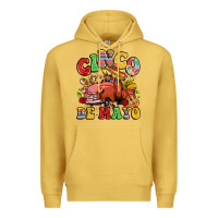 Antique Gold cinco de mayo truck Premium Hoodie - LillyAllenDesigns