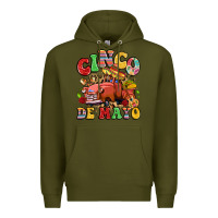 Army Green cinco de mayo truck Premium Hoodie - LillyAllenDesigns