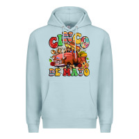 Blue Mist cinco de mayo truck Premium Hoodie - LillyAllenDesigns