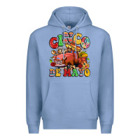 Colony Blue cinco de mayo truck Premium Hoodie - LillyAllenDesigns
