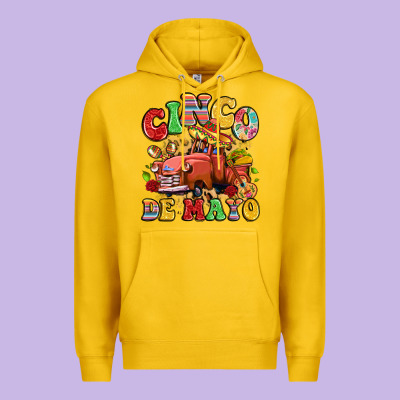 Cinco De Mayo Truck Premium Hoodie Designed By Lillyallendesigns
