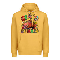 Mustard cinco de mayo truck Premium Hoodie - LillyAllenDesigns