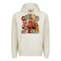 Oatmeal Heather cinco de mayo truck Premium Hoodie - LillyAllenDesigns