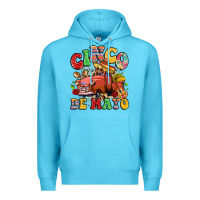 Ocean Blue cinco de mayo truck Premium Hoodie - LillyAllenDesigns