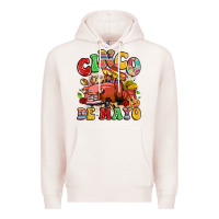 Pale Pink cinco de mayo truck Premium Hoodie - LillyAllenDesigns