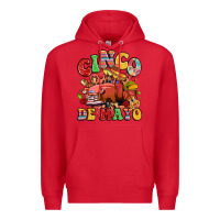 Red cinco de mayo truck Premium Hoodie - LillyAllenDesigns