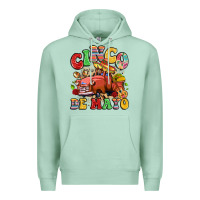 Seafoam cinco de mayo truck Premium Hoodie - LillyAllenDesigns