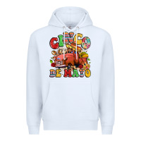 White cinco de mayo truck Premium Hoodie - LillyAllenDesigns