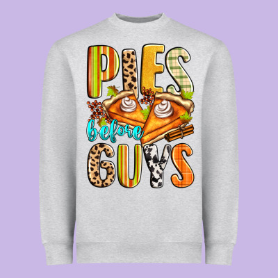 Pies Before Guys Heavyweight Sweatshirt Designed By Zillion Design Studio