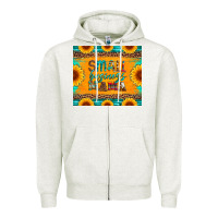 Oatmeal Heather small business mama leopard turquoise aztec serape cowhide sunflowers Zipper Hoodie - Artiststas