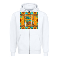 White small business mama leopard turquoise aztec serape cowhide sunflowers Zipper Hoodie - Artiststas