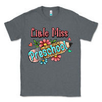 Charcoal Heather little miss preschool Classic Tee - RanaPortraitStore