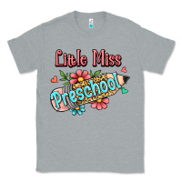 Heather Grey little miss preschool Classic Tee - RanaPortraitStore