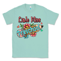 Seafoam little miss preschool Classic Tee - RanaPortraitStore